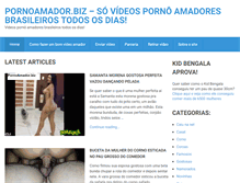 Tablet Screenshot of pornoamador.biz
